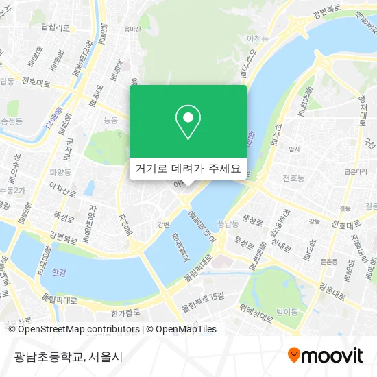 광남초등학교 지도