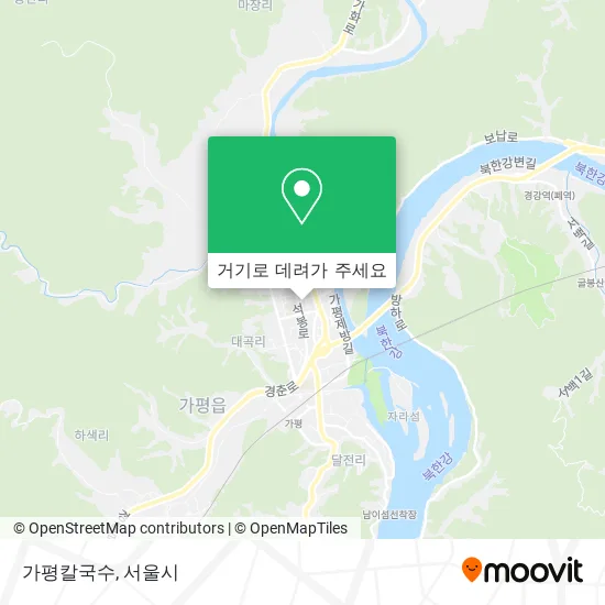 가평칼국수 지도
