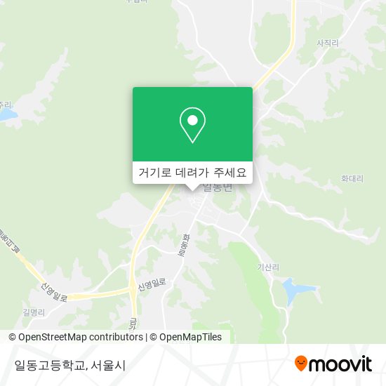 일동고등학교 지도