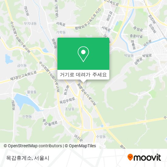 목감휴게소 지도