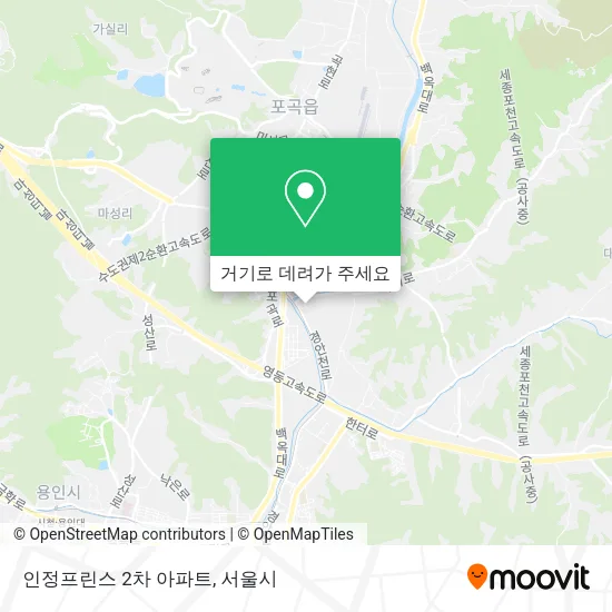 인정프린스 2차 아파트 지도