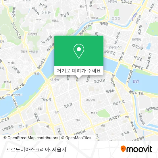 프로노비아스코리아 지도