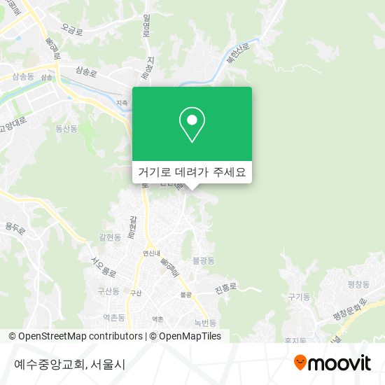 예수중앙교회 지도