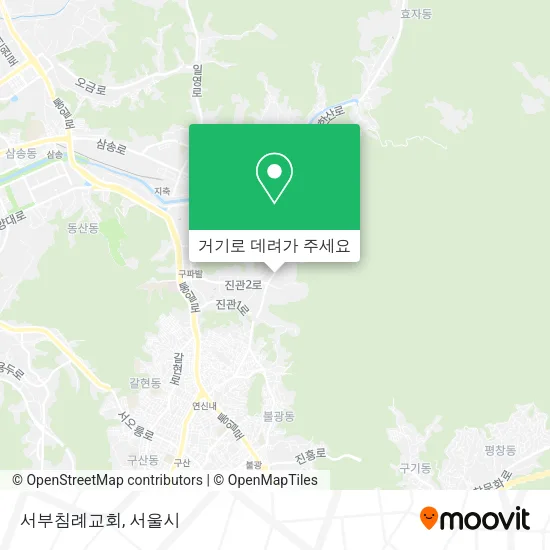 서부침례교회 지도