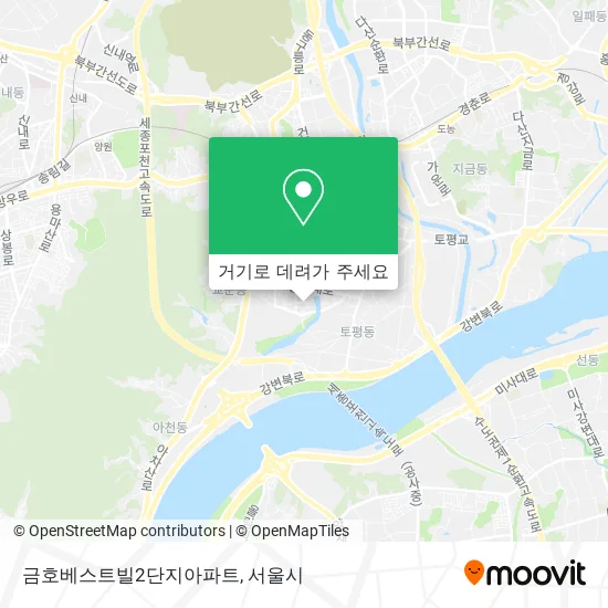 금호베스트빌2단지아파트 지도