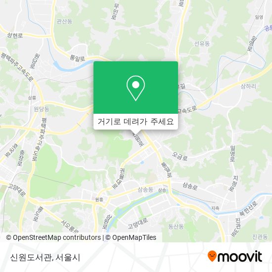 신원도서관 지도