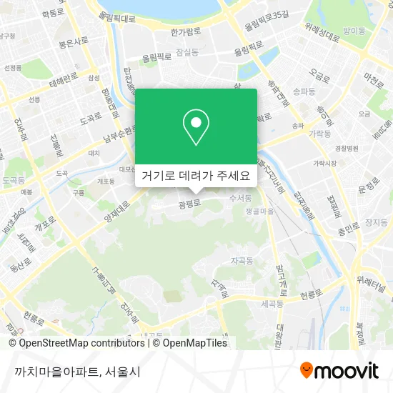까치마을아파트 지도