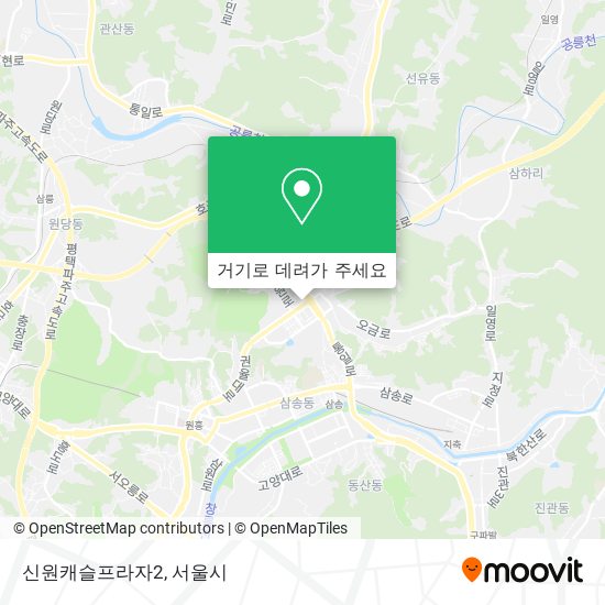 신원캐슬프라자2 지도