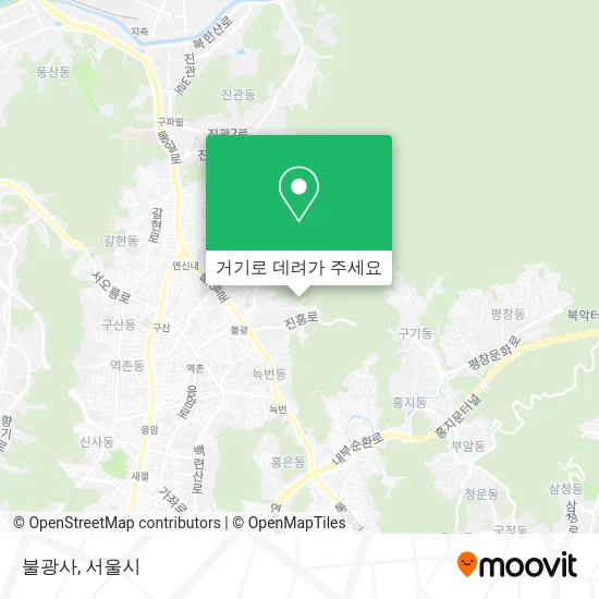불광사 지도