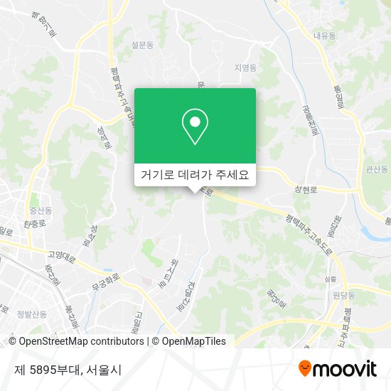 제 5895부대 지도