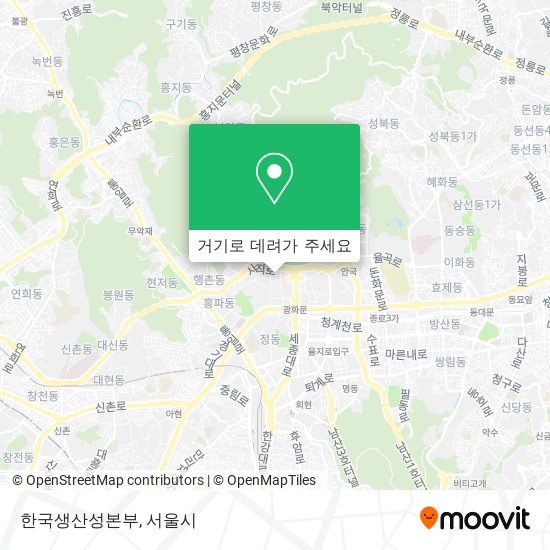 한국생산성본부 지도