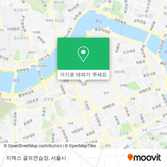 지맥스 골프연습장 지도
