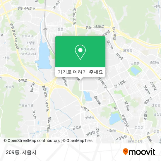209동 지도