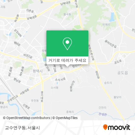 교수연구동 지도