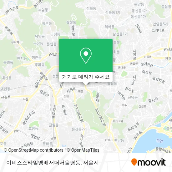 이비스스타일앰배서더서울명동 지도