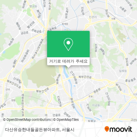 다산유승한내들골든뷰아파트 지도