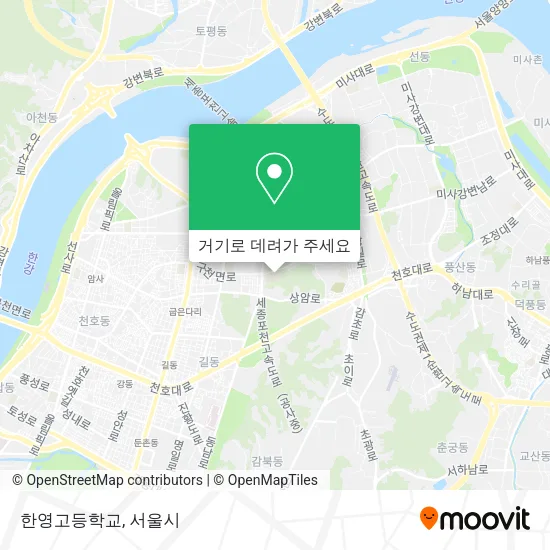 한영고등학교 지도