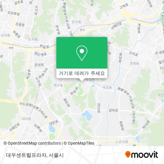 대우센트럴프라자 지도