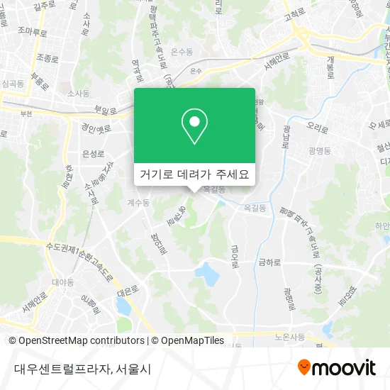대우센트럴프라자 지도