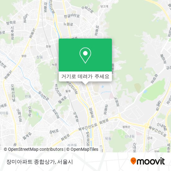 장미아파트 종합상가 지도