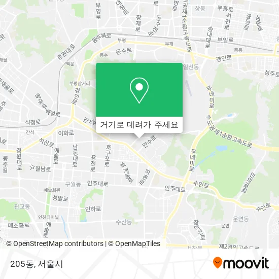 205동 지도