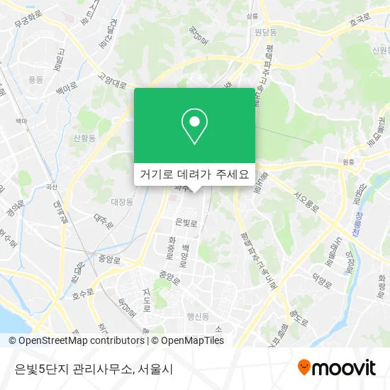 은빛5단지 관리사무소 지도