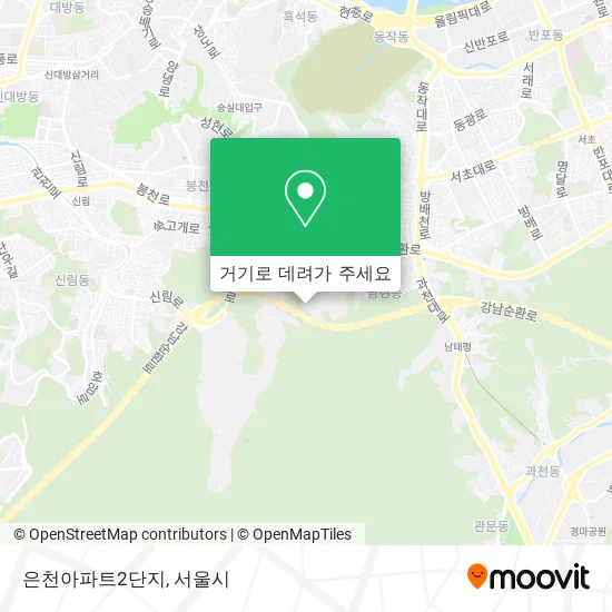 은천아파트2단지 지도
