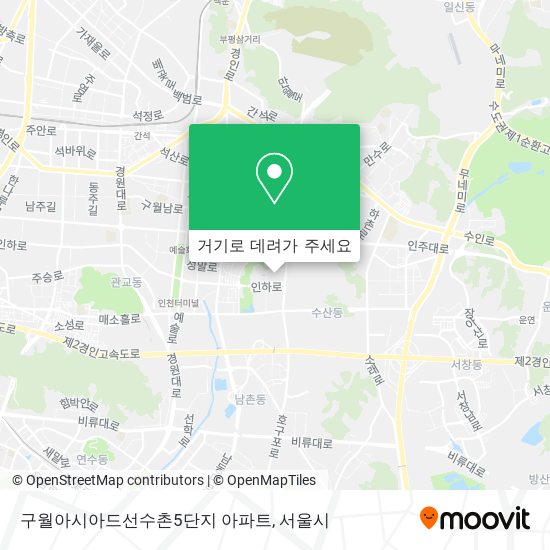 구월아시아드선수촌5단지 아파트 지도