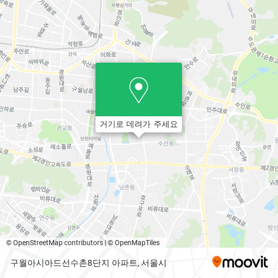 구월아시아드선수촌8단지 아파트 지도