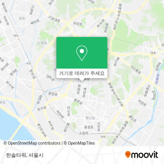 한솔타워 지도