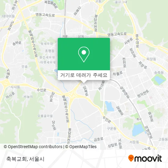축복교회 지도