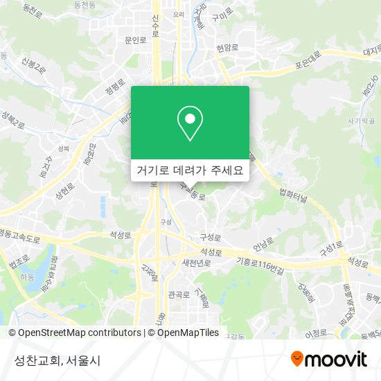 성찬교회 지도
