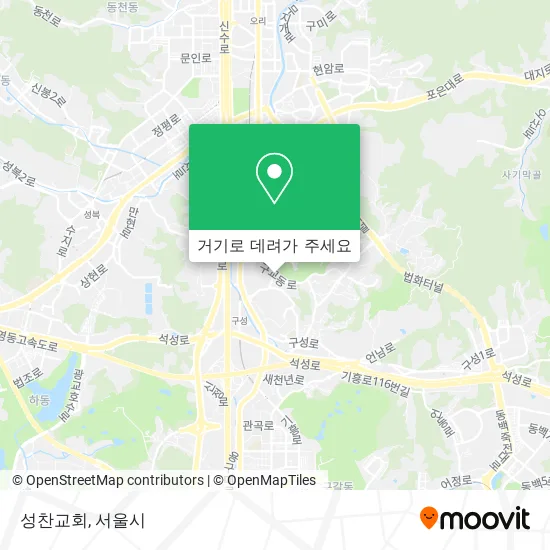 성찬교회 지도