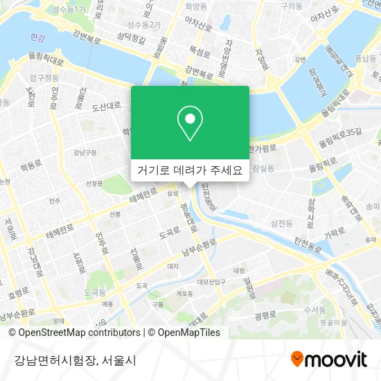 강남면허시험장 지도