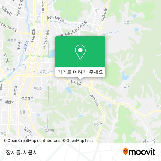 장지동 지도