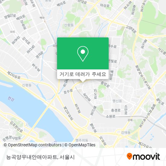 능곡양우내안애아파트 지도