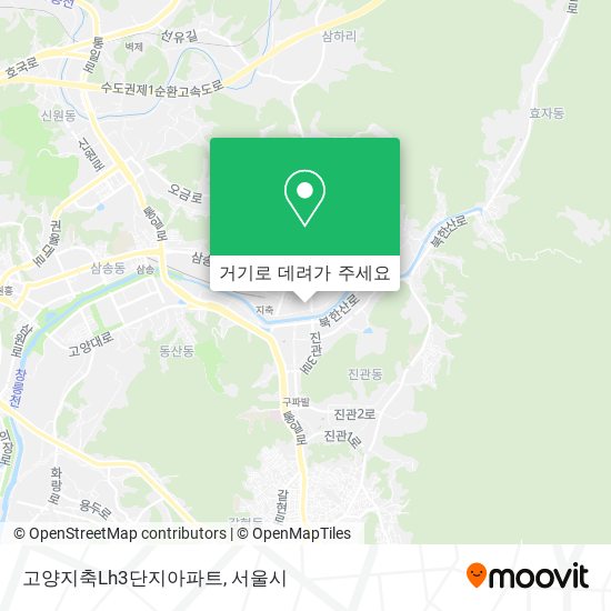 고양지축Lh3단지아파트 지도
