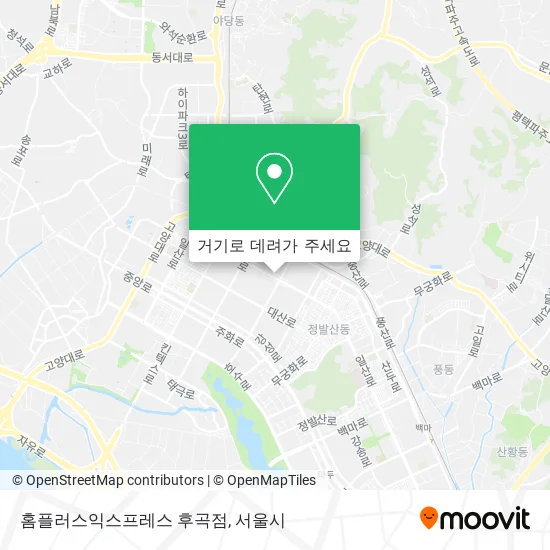 홈플러스익스프레스 후곡점 지도