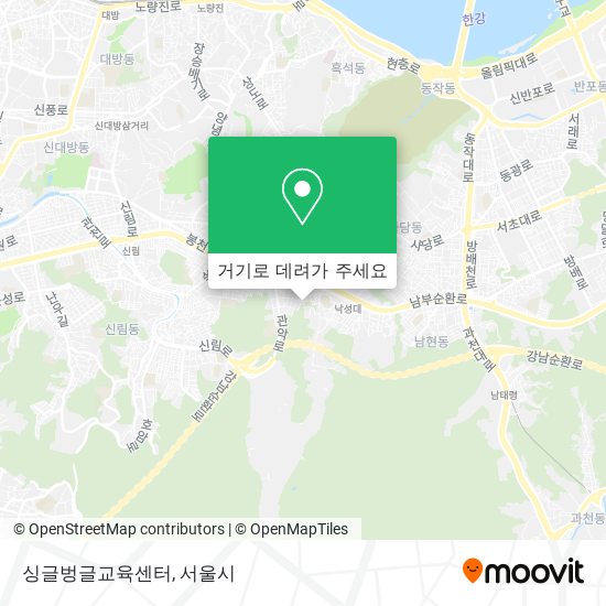 싱글벙글교육센터 지도