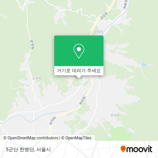 5군단 헌병단 지도