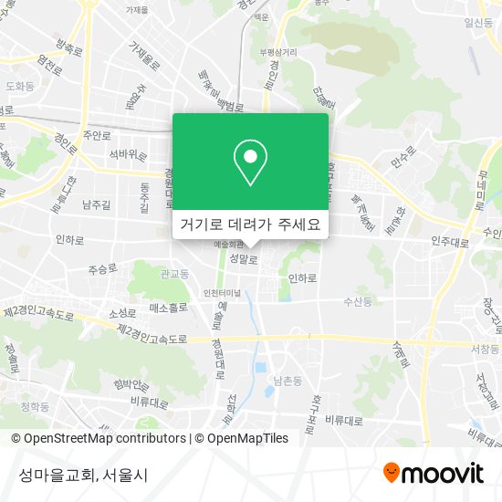 성마을교회 지도