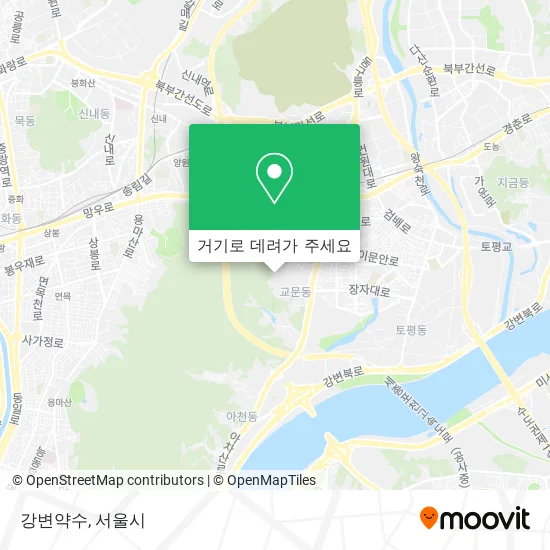 강변약수 지도
