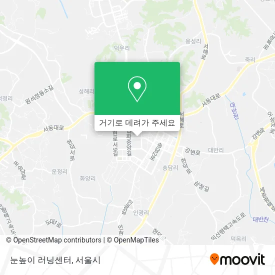 눈높이 러닝센터 지도