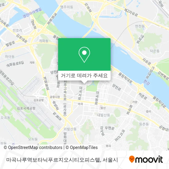 마곡나루역보타닉푸르지오시티오피스텔 지도
