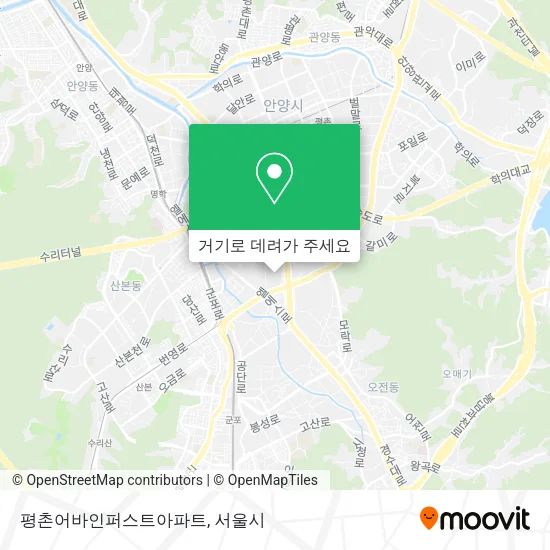 평촌어바인퍼스트아파트 지도