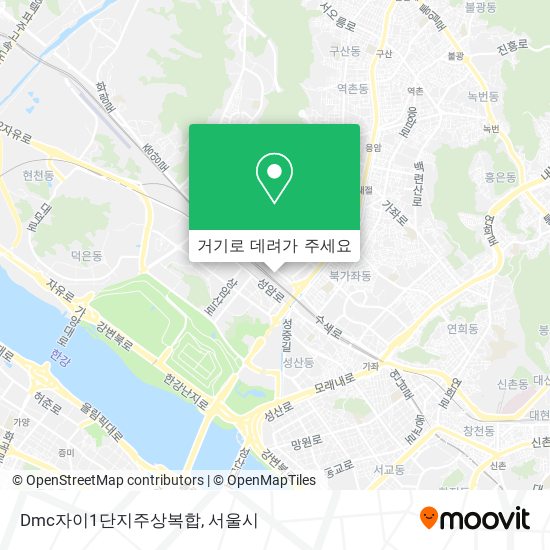 Dmc자이1단지주상복합 지도