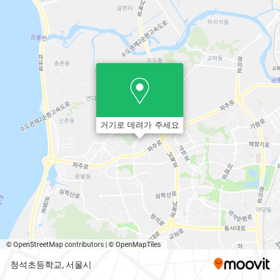 청석초등학교 지도