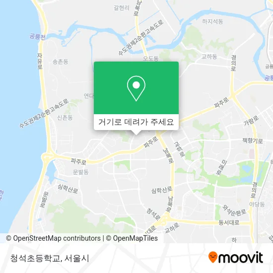청석초등학교 지도