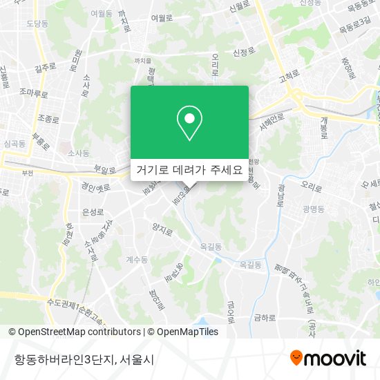 항동하버라인3단지 지도