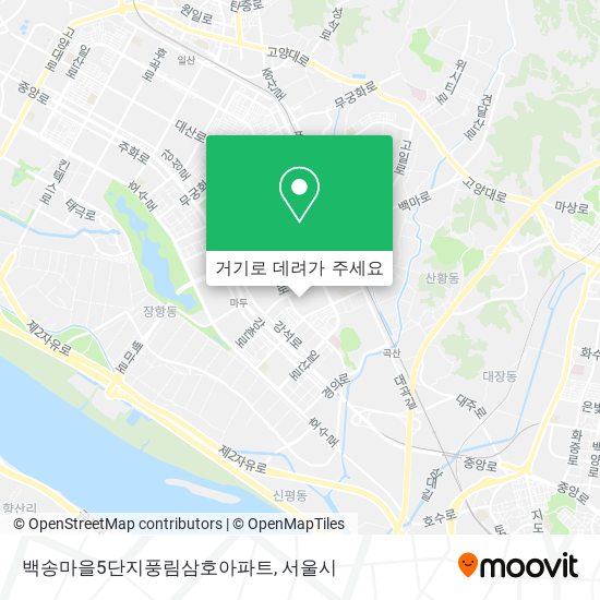 백송마을5단지풍림삼호아파트 지도